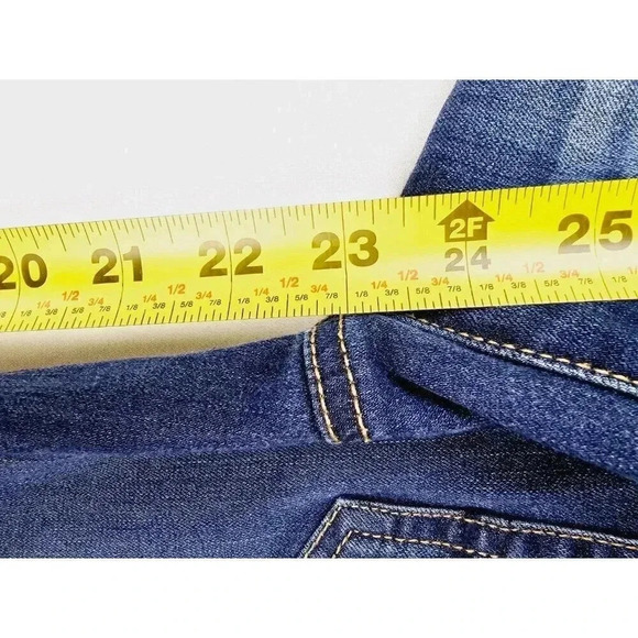 American Eagle Outfitters Size 2 Regular Super Stretch Artist Crop Blue Jeans - Picture 8 of 13